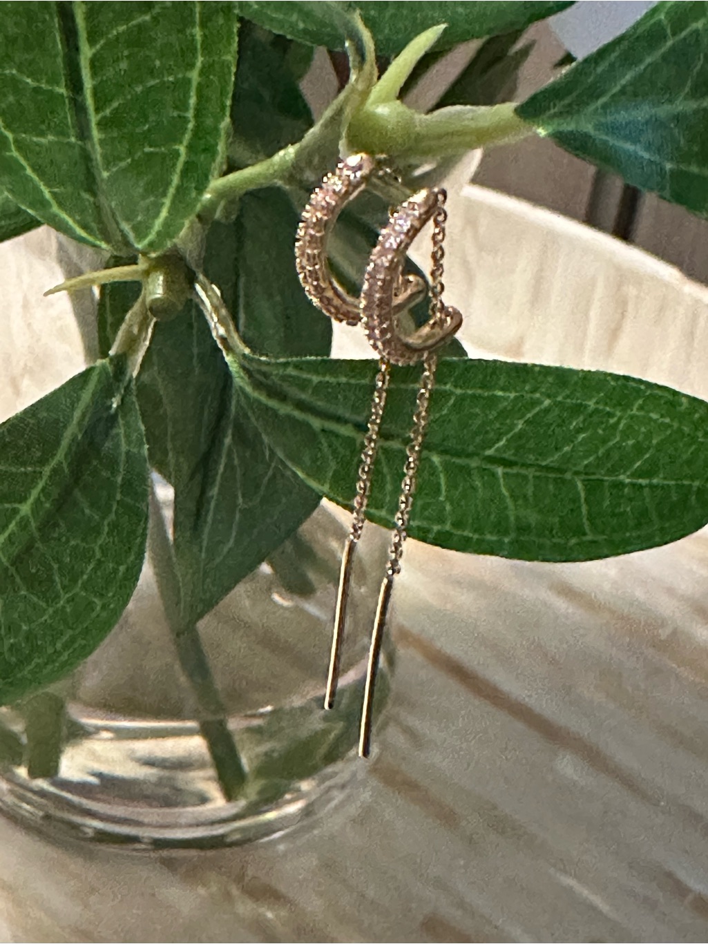 Thatch Lila Pav Threader Earrings - Gold — image 5 of 8